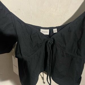 Sunday Best Elegant Black Blouse